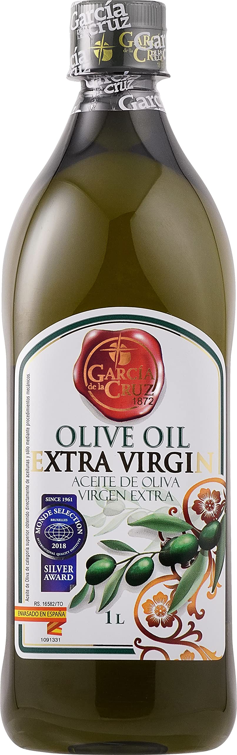 ガルシア エキストラバージン オリーブオイル 1000ml ペット オリーブ農家がつくるオリーブ油 スペイン産