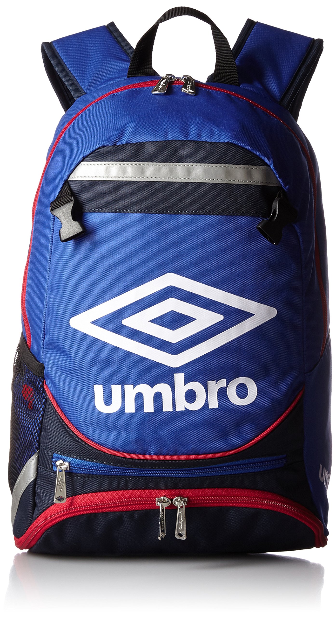 アンブロ リュックサック バックパック サッカー キッズ ジュニア ボール収納 多機能ポケット キッズデザイン賞 スクール BLU(UJS1635J) F