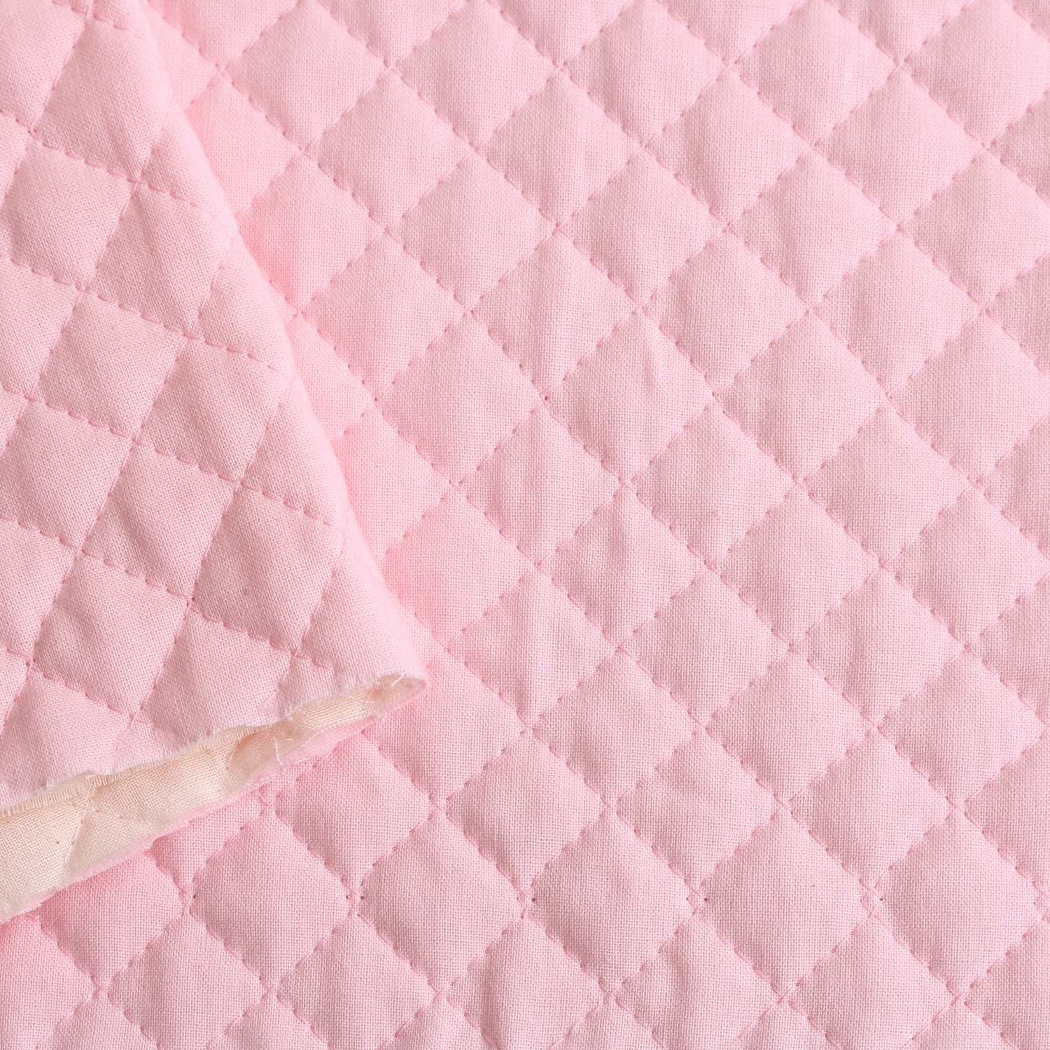 コスモテキスタイル キルティング生地 無地 巾85cm×7m切売カット ピンク AQ10000-31-7M 入園入学 手芸・ハンドメイド用品