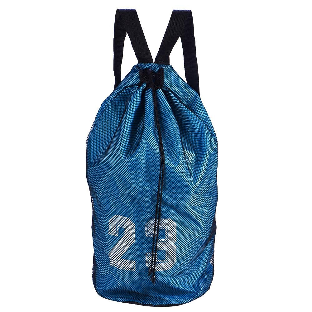 バスケットボールバッグ ボールバッグ ボール収納 サッカーボールバッグ メッシュバックパック 折り畳み 多機能 調節可能 肩掛け 大容量