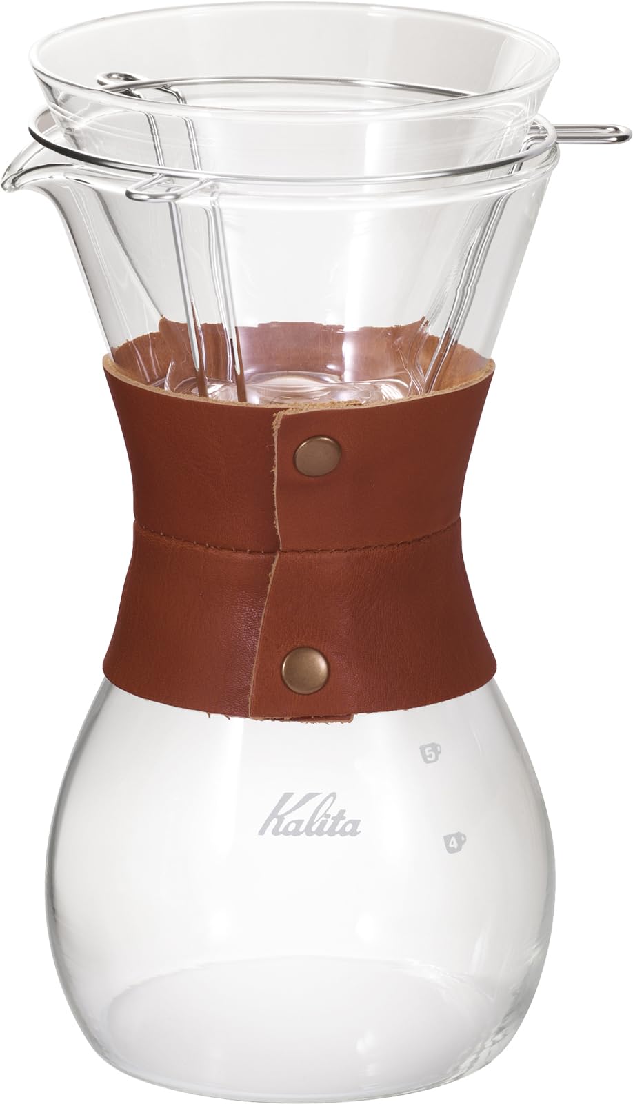 カリタ Kalita コーヒー ドリッパーセット 2~4人用 ウェーブスタイル レザー ドリップ 器具 #35160 二人用 四人用 2杯用 4杯用 ドリップ