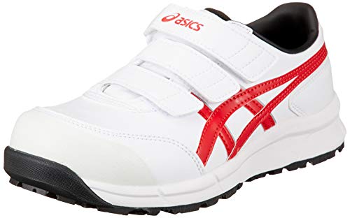 アシックスワーキング 安全靴 作業靴 ウィンジョブ CP301 ホワイト/クラシックレッド 26.0 cm 3E