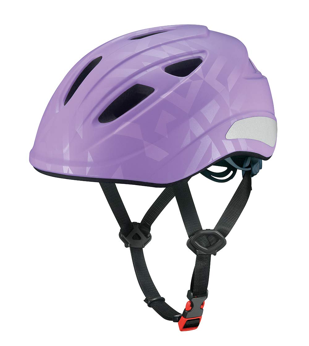 OGK KABUTO(オージーケーカブト) 自転車 ヘルメット 子ども用AILE(エール) カラー:マットグリッターパープル 児童用(頭囲:54-56cm) SG認証