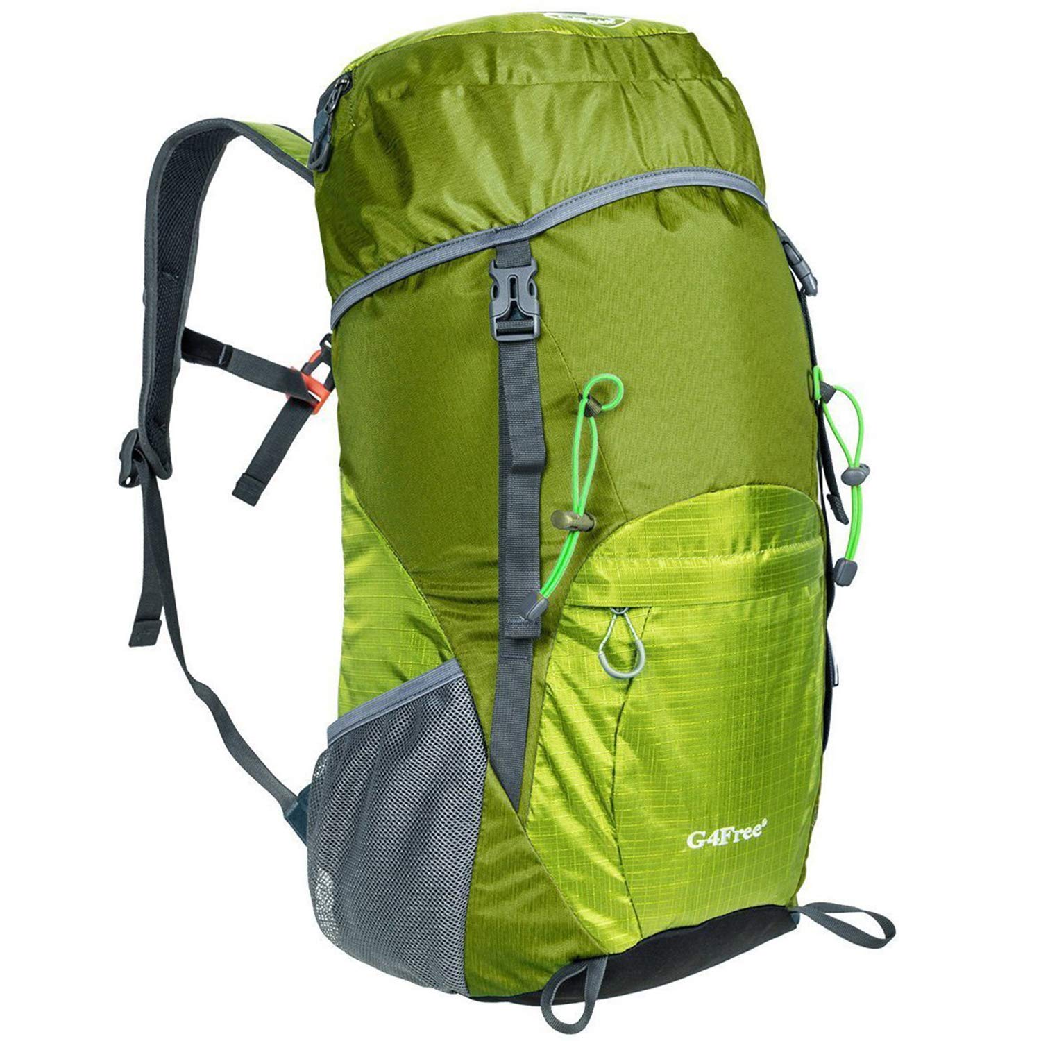 G4Free 超軽量 折畳みバッグ 登山リュック 40l/45l 大容量 防水 ハイキング バックパック 旅行バッグ 軽量 通気 便利グッズ 多機能 男女
