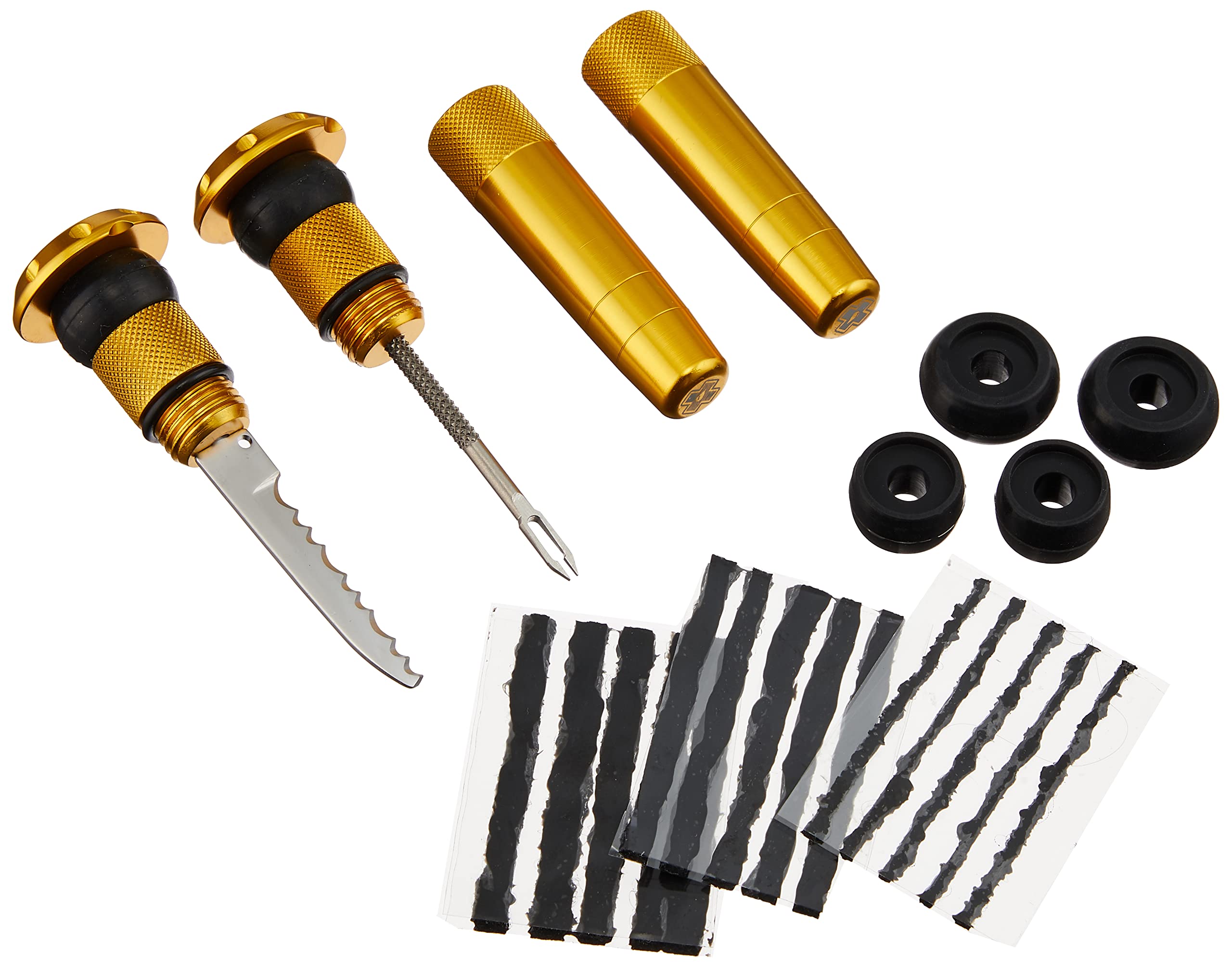 日本 Muc-Off(マックオフ) 自転車 工具 チューブレスタイヤ パンク修理 STEALTH TUBELESS PUNCTURE PLUG マットゴールド 8.9cm