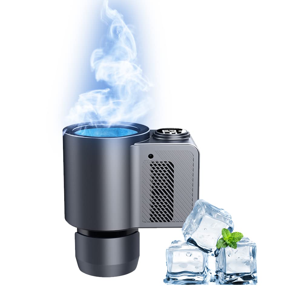 ドリンクホルダー 0℃65℃ 冷蔵・加熱 缶 カップ ホルダー ドリンク クーラー 温冷 保冷 保温 冷蔵庫 家庭用100-120Ｖ 車用12Ｖ 卓上 ペットボトル・缶対応 急速冷却 静音 シリコーン