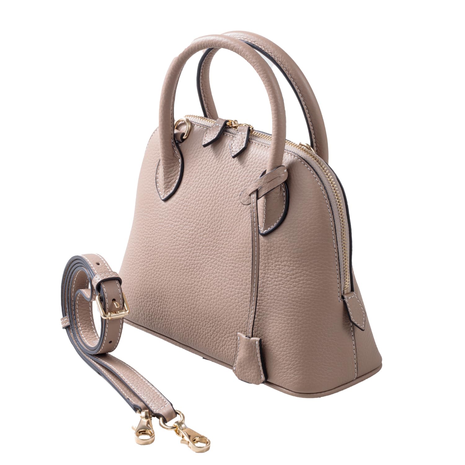 La Closet Grasse 本革 ショルダーバッグ レディース 2way フォーマル バッグ 99-3001(グレージュ)