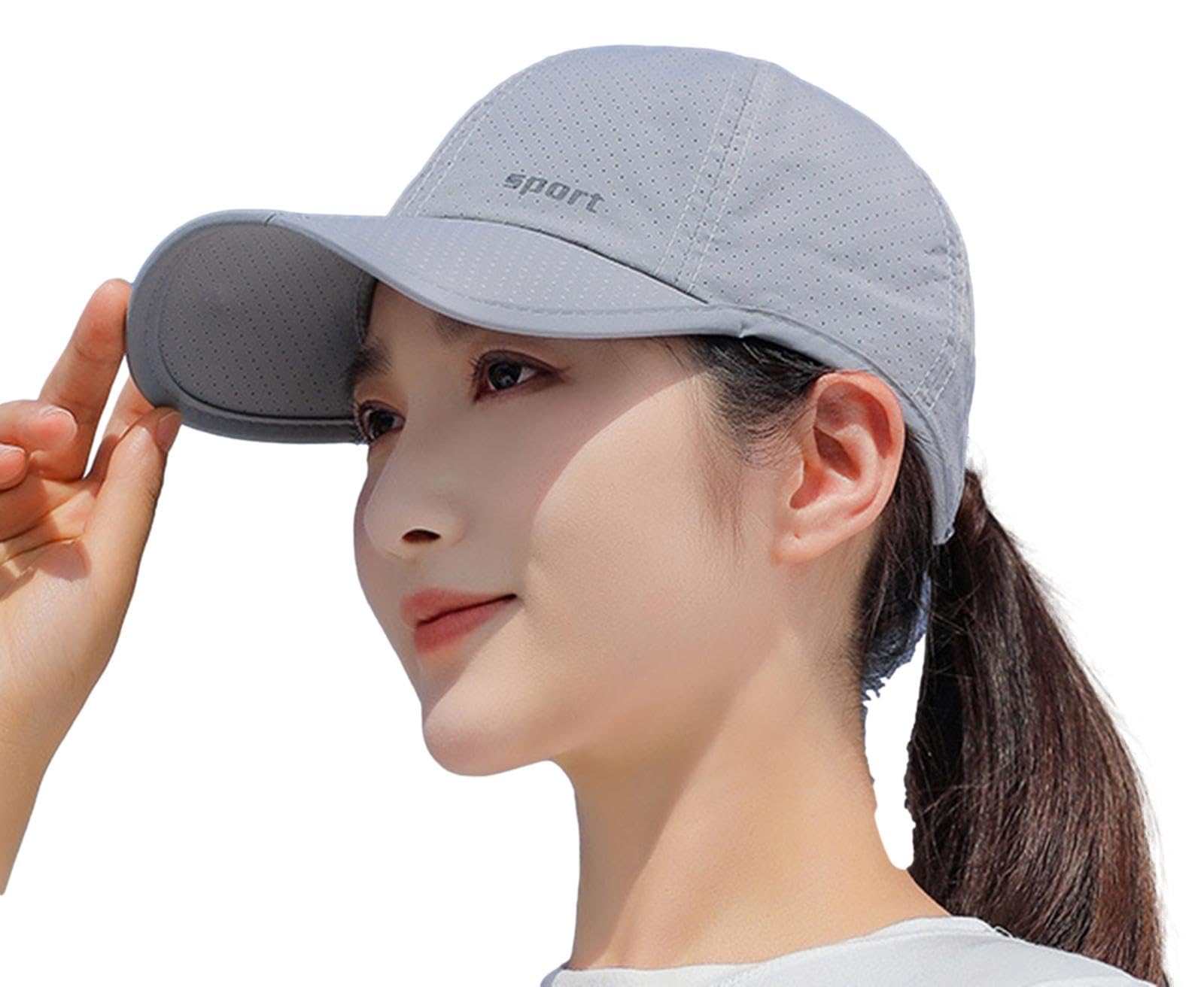 キャップ スポーツ レディース メッシュ ランニング トレーニング 通気性 帽子 ゴルフ 6カラー CAP シンプル 無地 アクティブ スポーティー UV 紫外線 カット 日 よけ 除け 釣り 軽量 