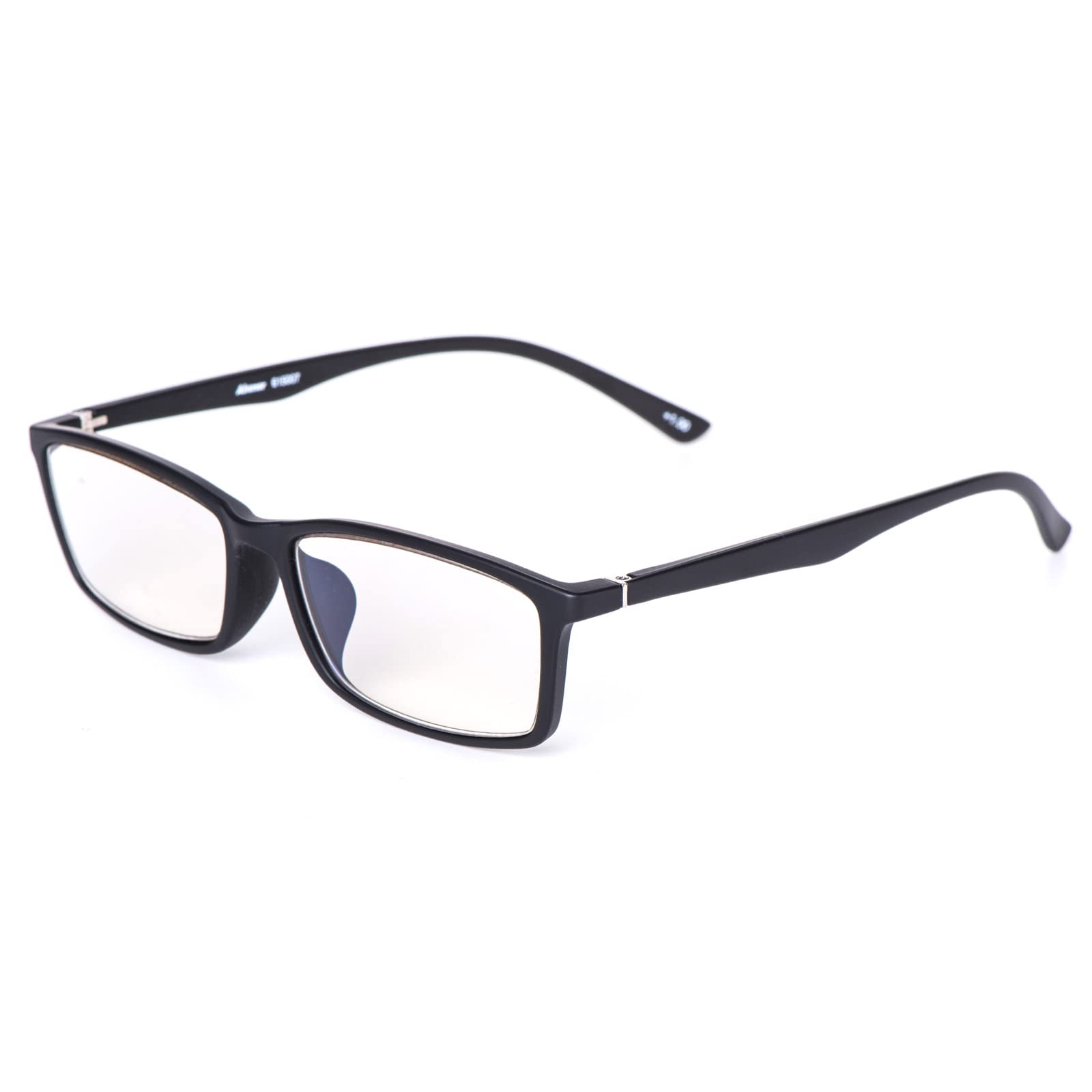 C.AMOUR 老眼鏡 おしゃれ メンズ ブルーライトカット メガネ 軽量 超薄レンズ 単焦点 スクエア TR90 男性用 シニアグラス モバイル リー