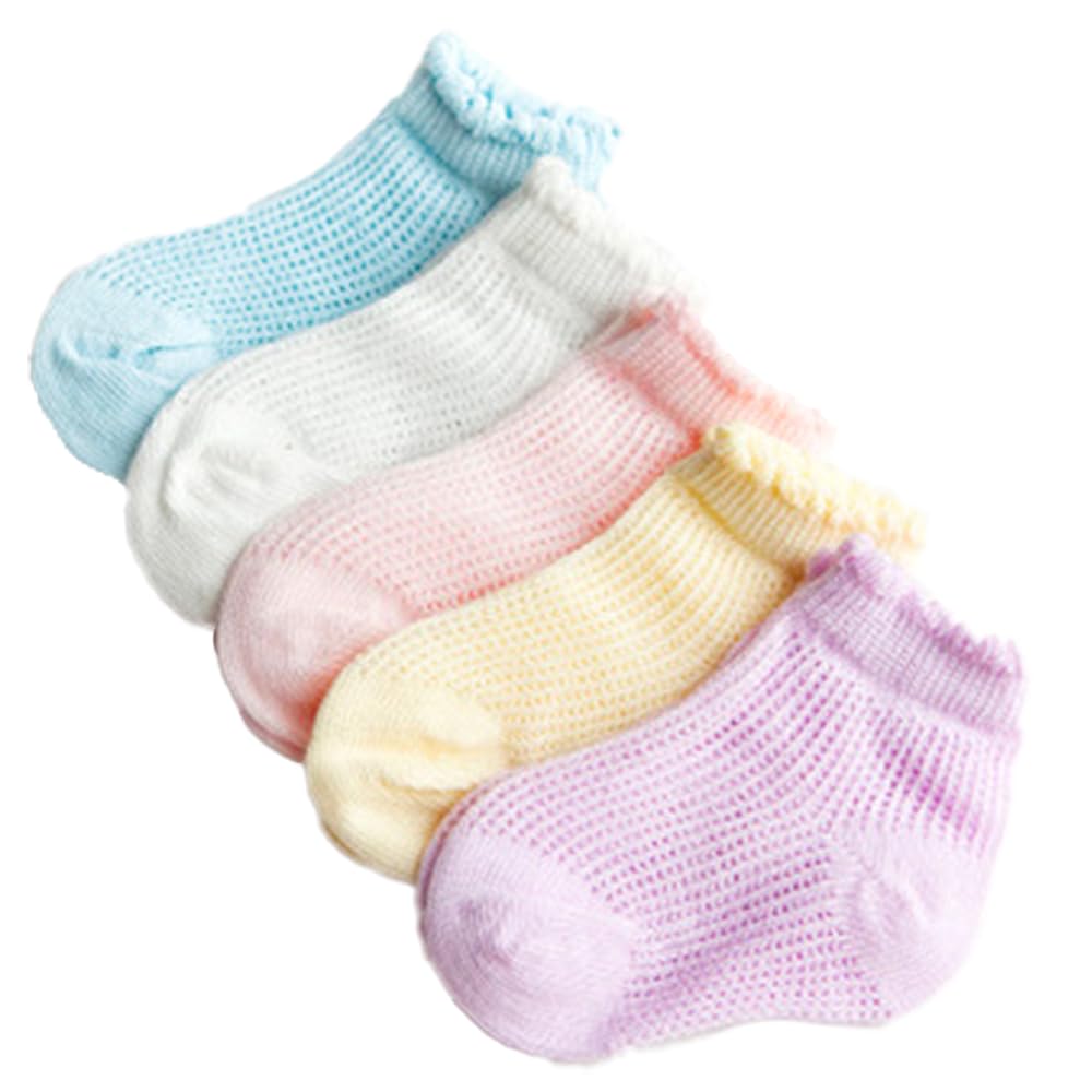 ミタス 子供用 ショート丈 靴下 キッズ 5足セット ソックス ベビー くつした ベビー靴下 履きやすい おしゃれ 女の子 男の子 TN-SKKD