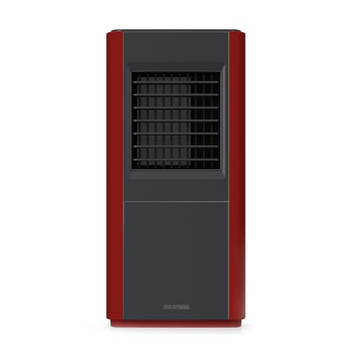 アイリスオーヤマ ヒーター セラミックファンヒーター 大風量 600/1000W/1200W 3段階温度調整 転倒オフ機能 速暖 小型 コンパクト スリム コンパクト PCH-S12B-R レッド
