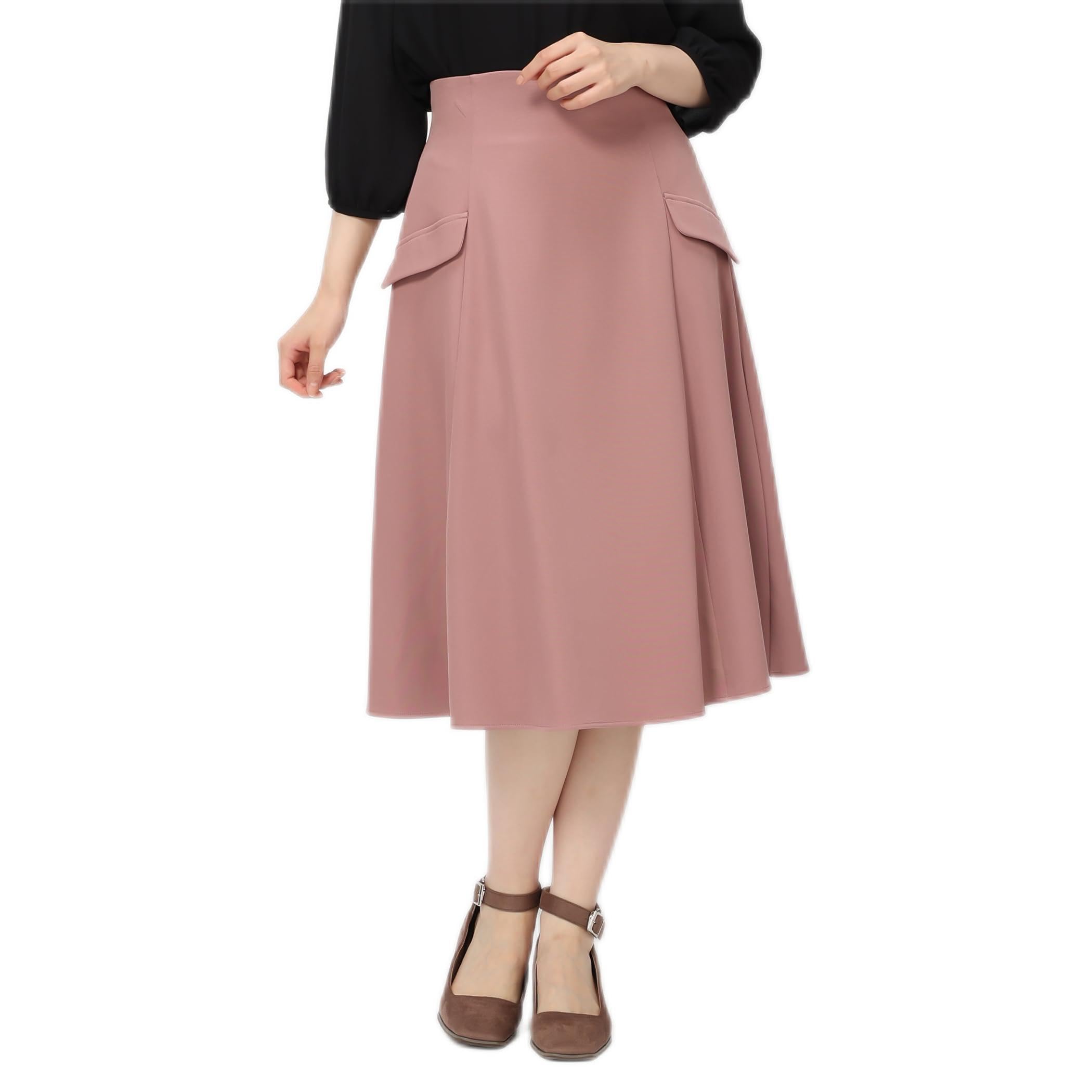 ミッシュマッシュ スカート フロントカットフレアスカート レディース MM337204 PK